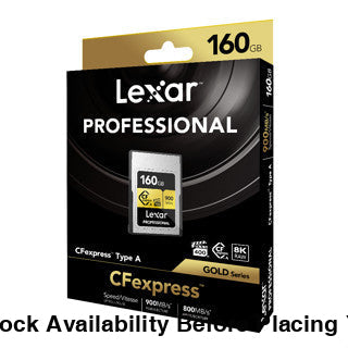 Lexar 160GB CF Express Type A - Gold Memory Card - Guards On Duty Shop