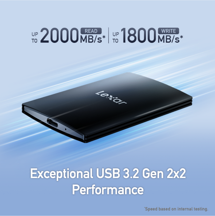 Lexar 4TB SL500 USB3.2 Gen 2x2 Portable SSD