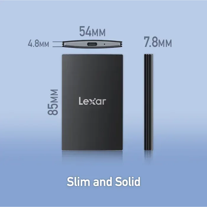 Lexar 4TB SL500 USB3.2 Gen 2x2 Portable SSD Guards On Duty Security