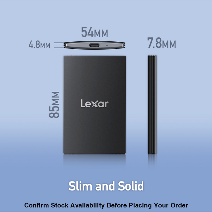 Lexar 4TB SL500 USB3.2 Gen 2x2 Portable SSD