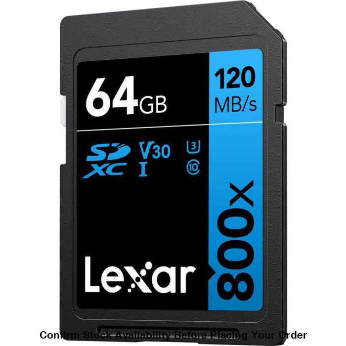 Lexar 800x High-Performance SD Memory Card - 64GB - Guards On Duty Shop