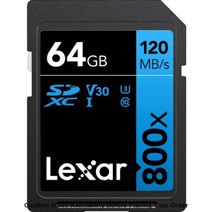 Lexar 800x High-Performance SD Memory Card - 64GB - Guards On Duty Shop