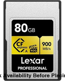 Lexar 80GB CF Express Type A - Gold Memory Card - Guards On Duty Shop