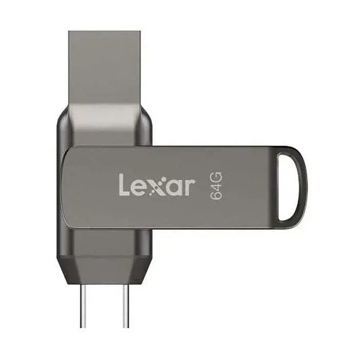 Lexar Jumpdrive D400 Flash Drive - 64GB, Usb 3.1, Type-C Guards On Duty Security
