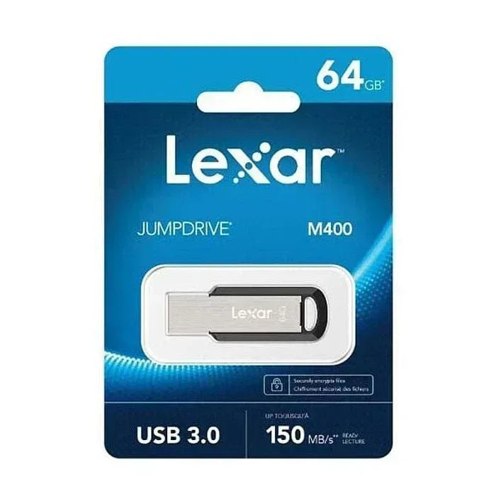 Lexar Jumpdrive M400 Flash Drive - 64GB, USB 3.0 Guards On Duty Security
