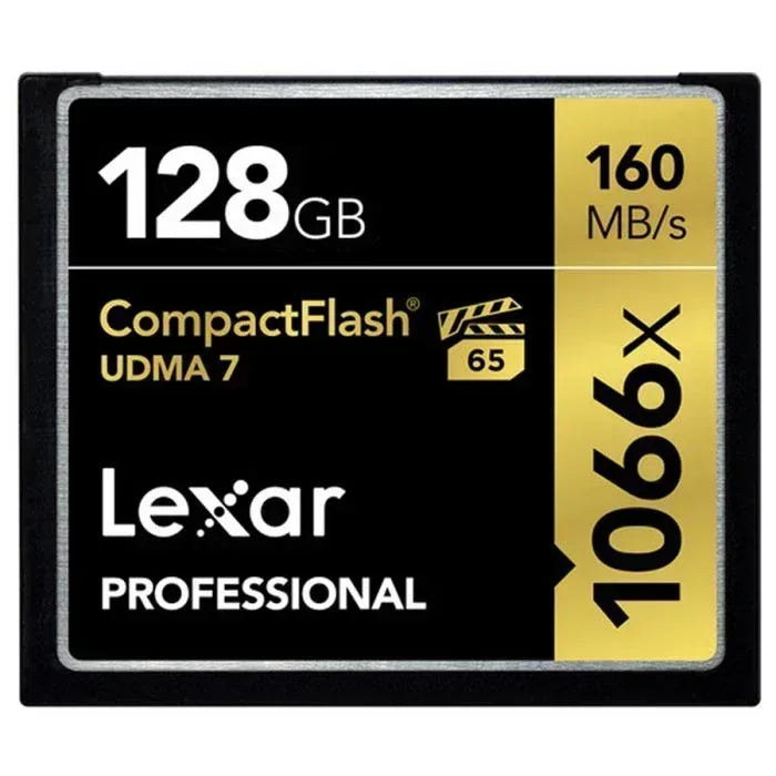 Lexar Professional 1066x CompactFlash Memory Card - 128GB Guards On Duty Security