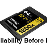 Lexar Professional 1800x UHS-II SDXC 64GB - Guards On Duty Shop