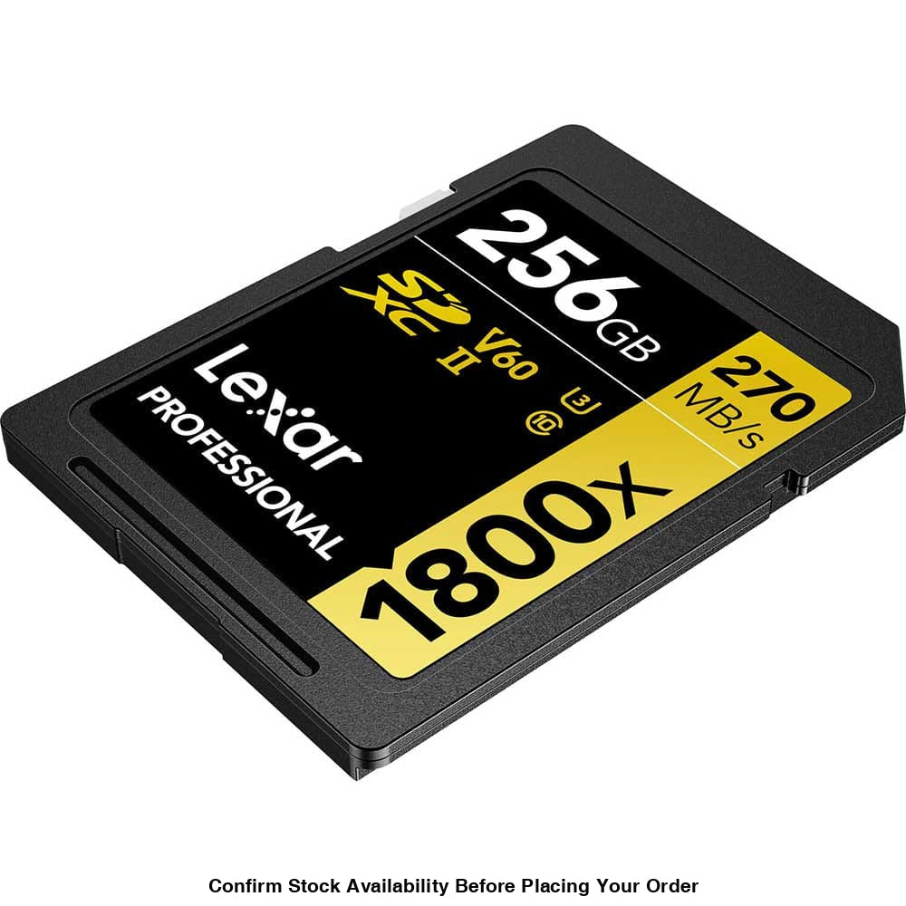 Lexar Professional 1800x UHS-II SDXC Memory Card 256GB(270MB/s) - Guards On Duty Shop