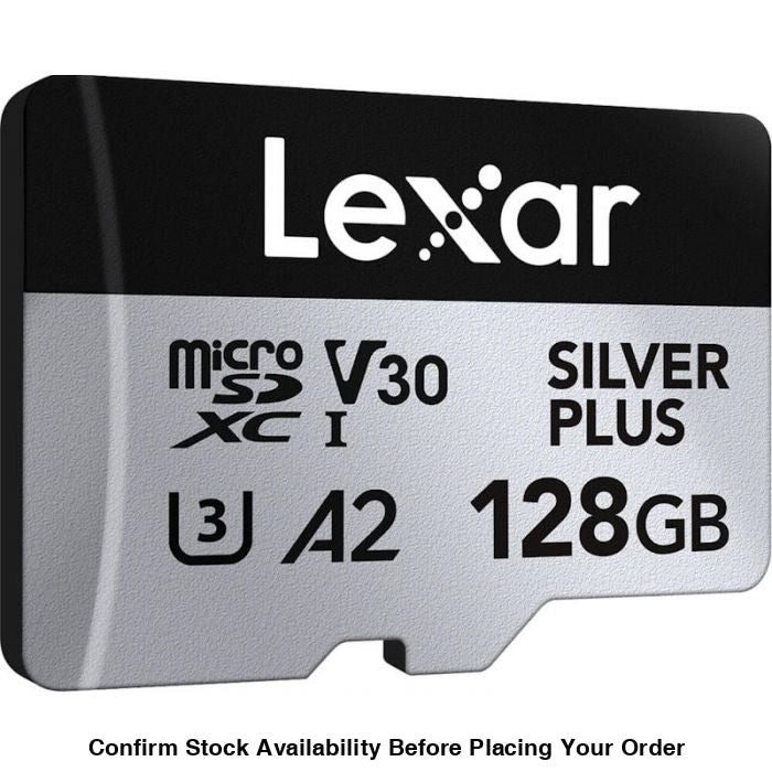 Lexar Professional SILVER PLUS UHS-I microSDXC Card - 128GB, 205MB/s