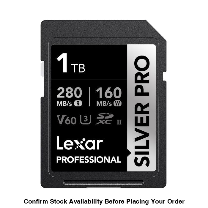 Lexar Professional SILVER PRO SDXC UHS-II Memory Card - 1TB, 280MB/s - Guards On Duty Shop