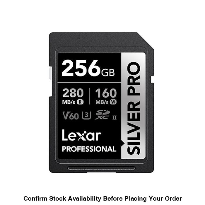Lexar Professional SILVER PRO SDXC UHS-II Memory Card - 256GB, 280MB/s - Guards On Duty Shop