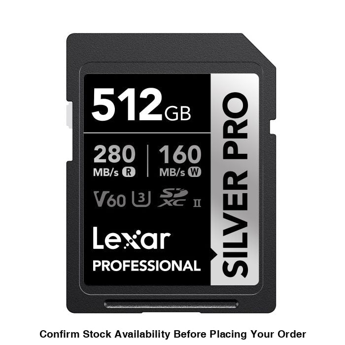 Lexar Professional SILVER PRO SDXC UHS-II Memory Card - 512GB, 280MB/s - Guards On Duty Shop