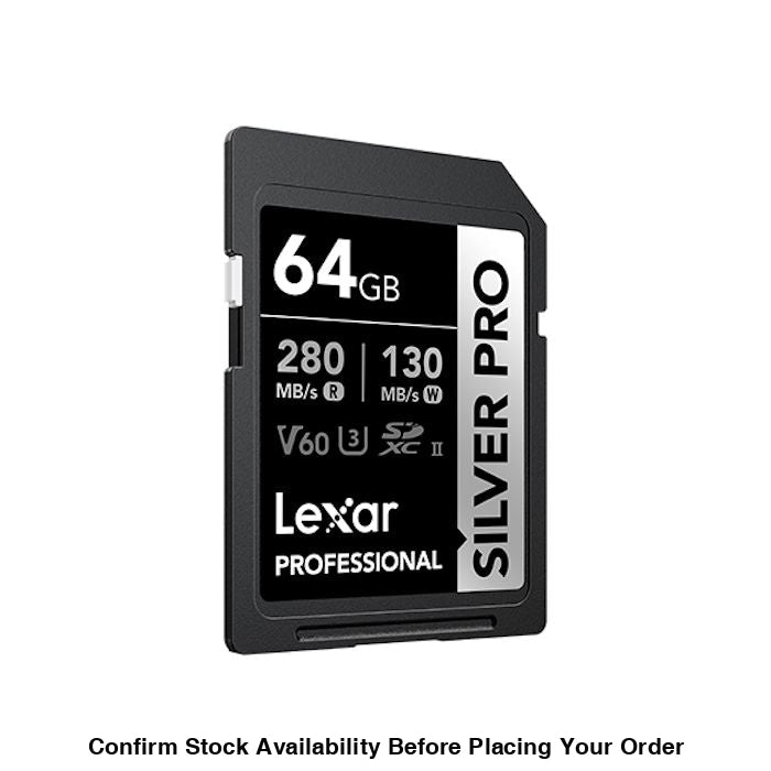 Lexar Professional SILVER PRO SDXC UHS-II Memory Card - 64GB, 280MB/s - Guards On Duty Shop