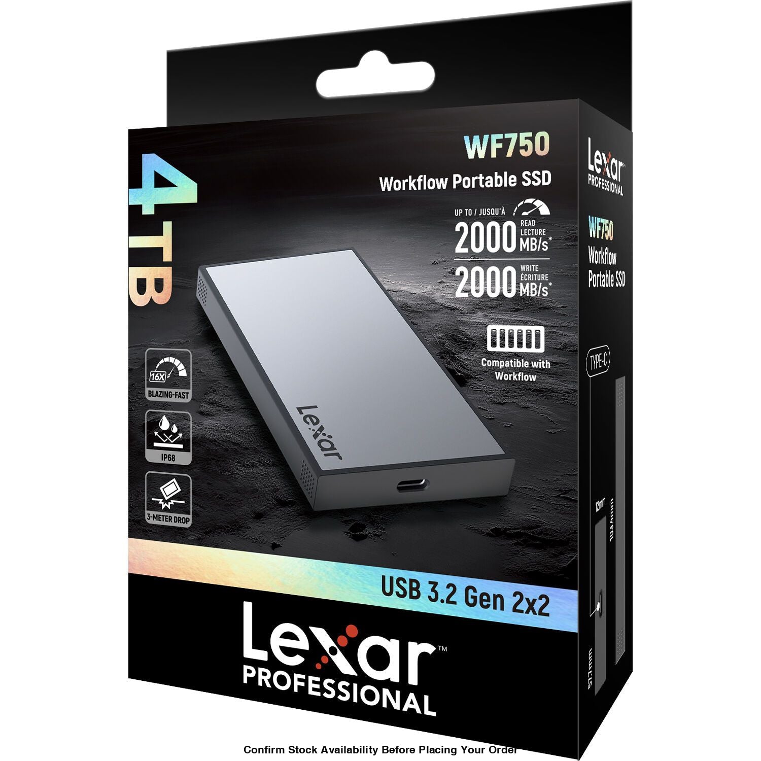 Lexar Professional Workflow 4TB Portable SSD