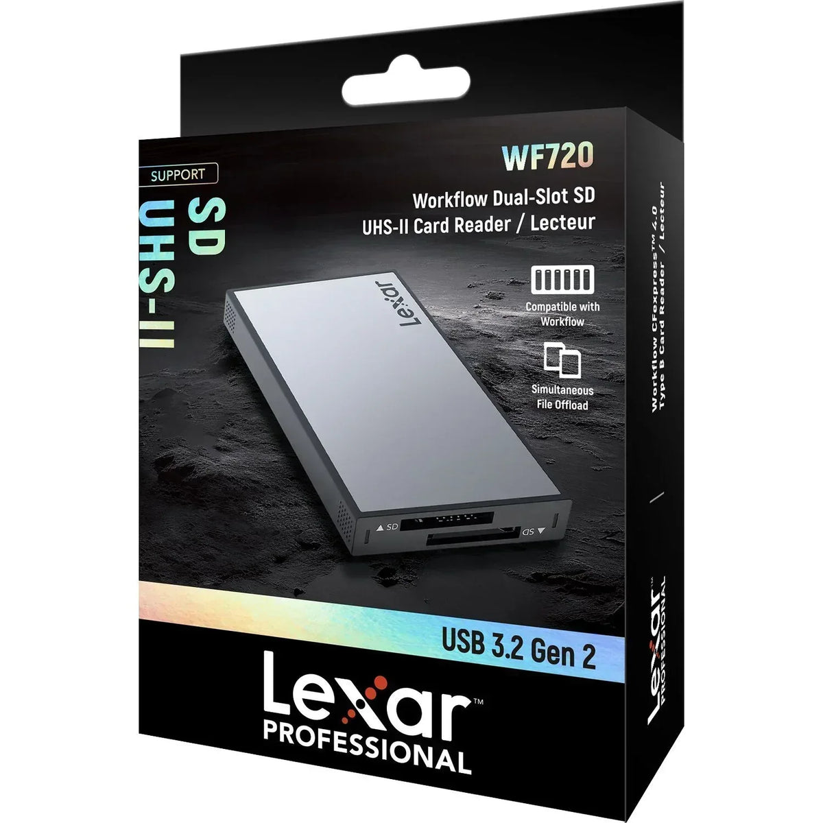 Lexar Professional Workflow Dual-Slot SD UHS-II Card Reader Guards On Duty Security