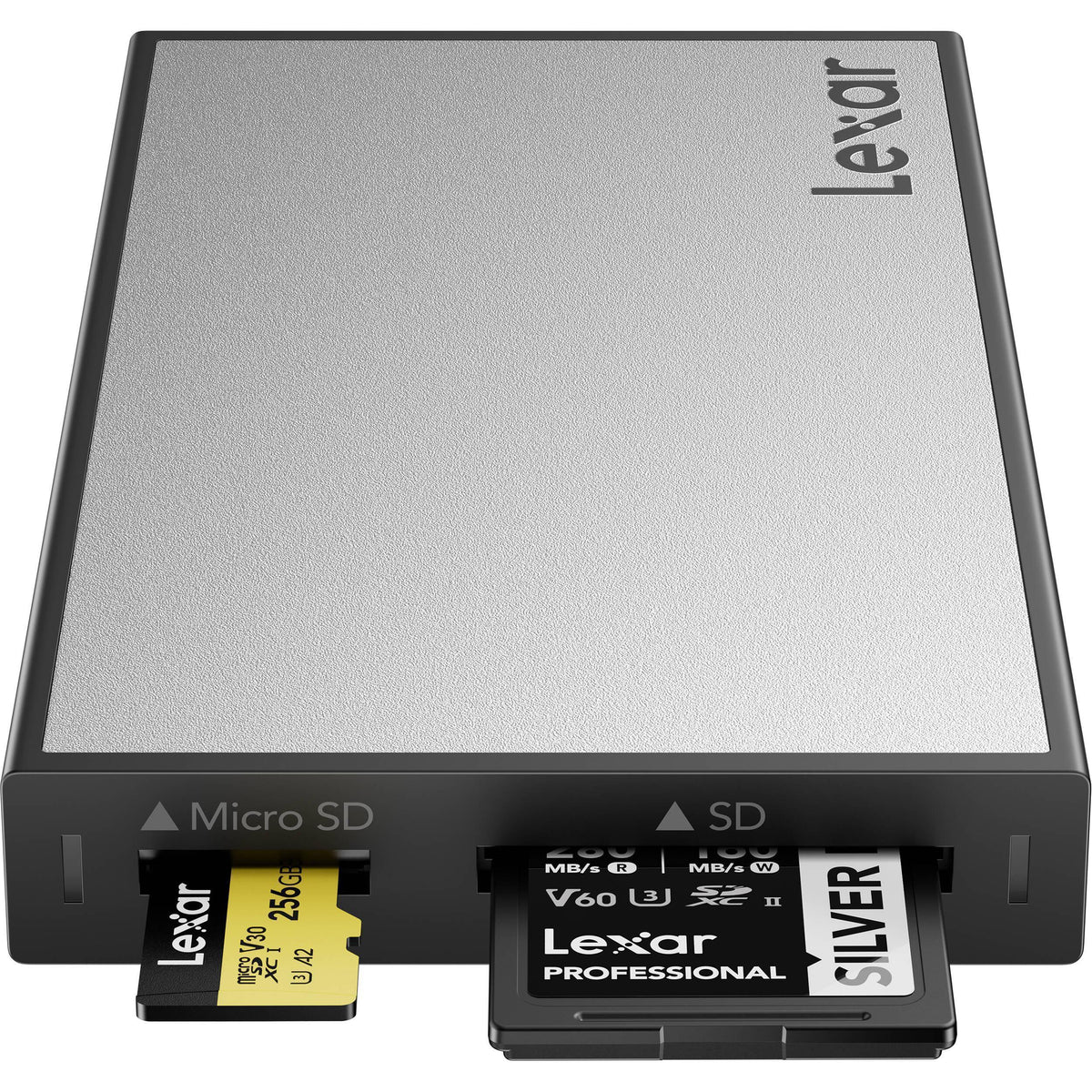 Lexar Professional Workflow SD/micro SD UHS-II Card Reader Guards On Duty Security