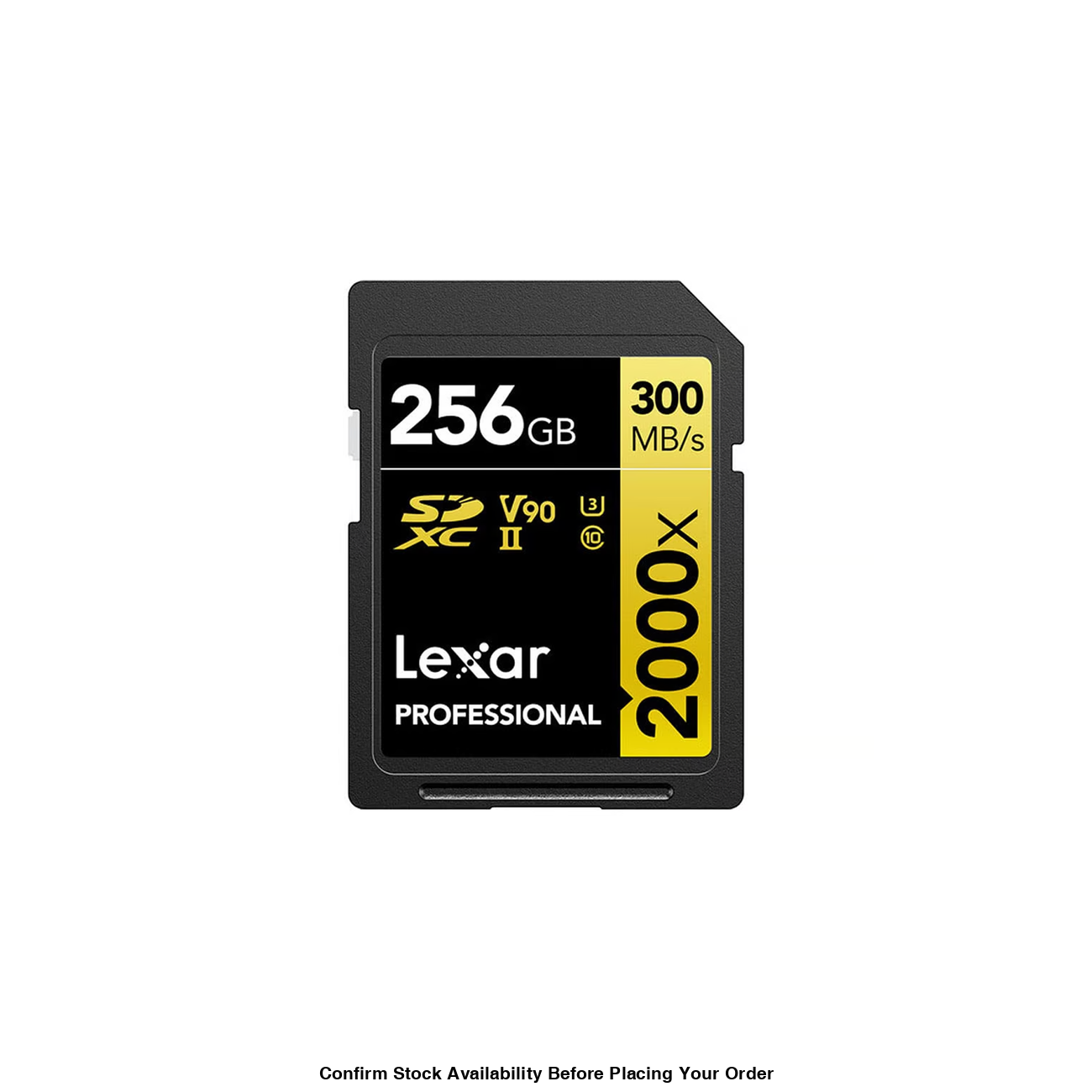 Lexar SD Pro 2000x 256GB Memory Card - Guards On Duty Shop