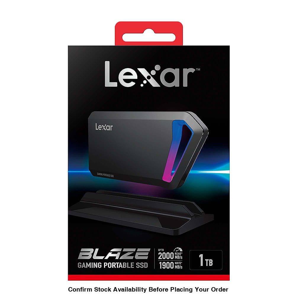 Lexar SL660 BLAZE Gaming Portable SSD (1TB) - Lexar SL660 BLAZE Gaming Portable SSD (1TB)
