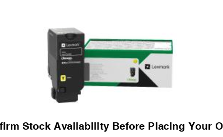 LEXMARK CS/X73X YELLOW RETURN 5K CARTRIDGE - Guards On Duty Shop