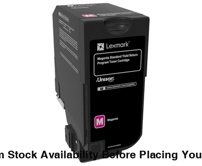 LEXMARK CS720,CS/CX725 MAGENTA RETURN 7K CARTRIDGE - Guards On Duty Shop