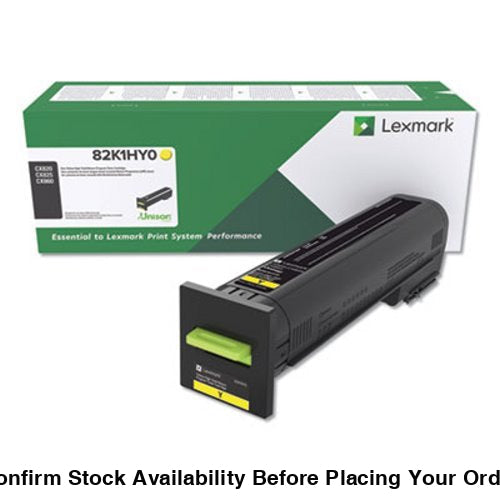 LEXMARK CX82X/CX860 YELLOW CRTG EXTRA CORP - Guards On Duty Shop