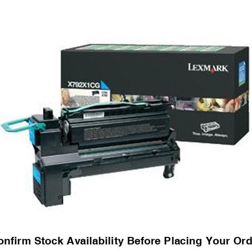LEXMARK X792 CYAN CARTRIDGE TURN PROGRAMME PRINT CARTRIDGE- 20 000 PGS - Guards On Duty Shop