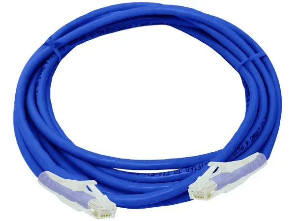 Linkbasic 3 Metre UTP Cat6 Flylead Blue Guards On Duty Security