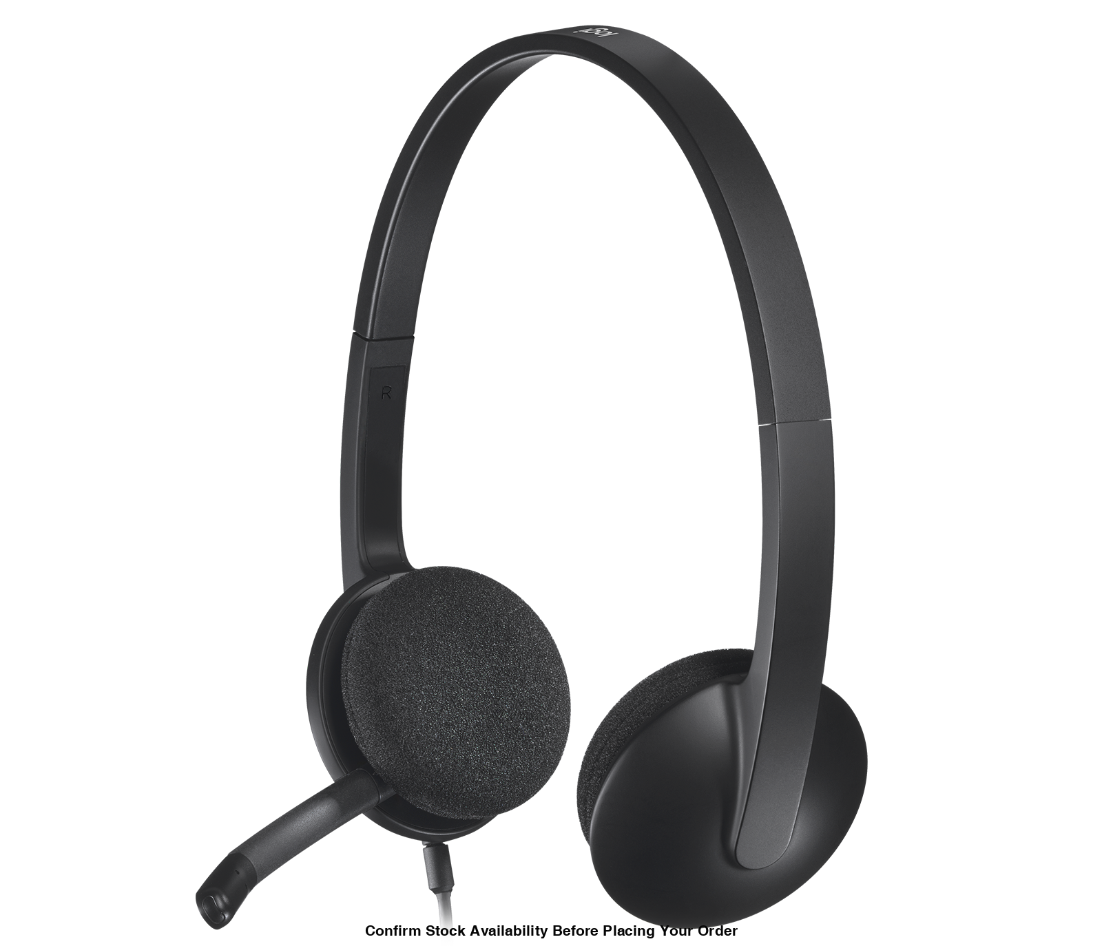 LOGITECH H340 USB HEADSET WITH NOISE CANCELLING MIC - BLACK - Guards On Duty Shop