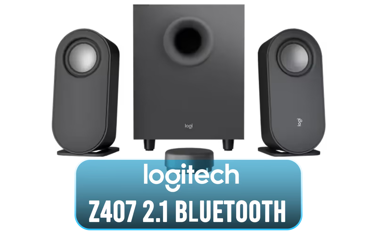 Logitech Z407 Bluetooth computer speakers with subwoofer and wireless control - GRAPHITE - BT - N/A -