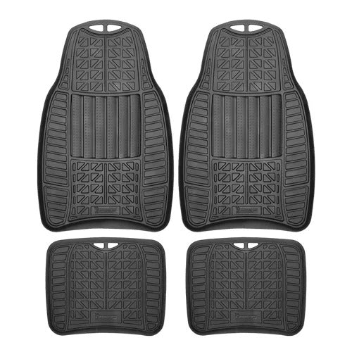 Michelin All Weather 4-Piece Car Mat Set Black