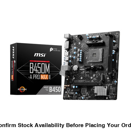 MSI B450M-A PRO MAX II - Guards On Duty Shop
