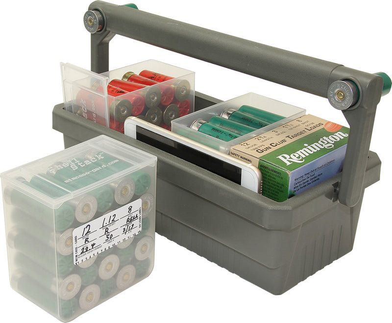 MTM SHOTSHELL BOX CADDY ARMY GREEN — MTM-SSC