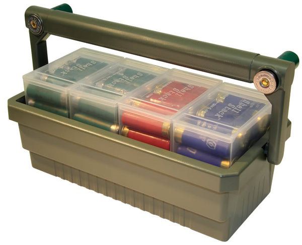 MTM SHOTSHELL BOX CADDY ARMY GREEN — MTM-SSC