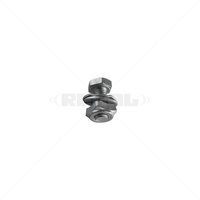Nemtek Fence Accessories Line Clamps - 8mm Bolt/ Wave Washer Galv.