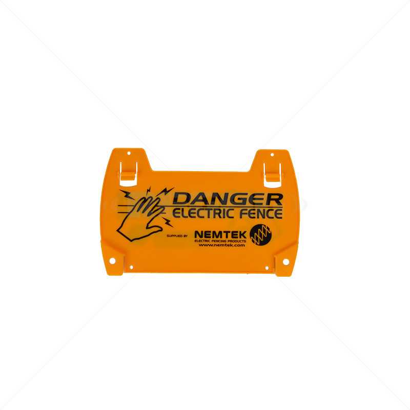 Warning Sign - Electric Fence Large