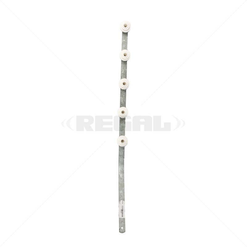 F/Pole - 5Line Flat Bar Angle Galv WB