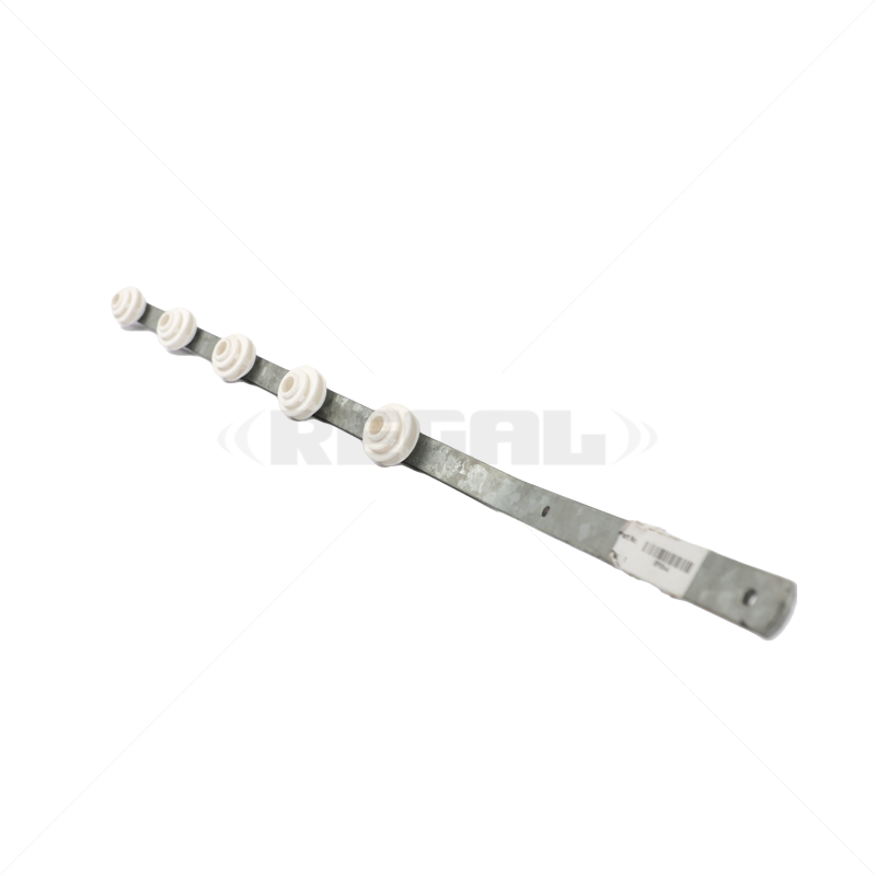 F/Pole - 5Line Flat Bar Angle Galv WB