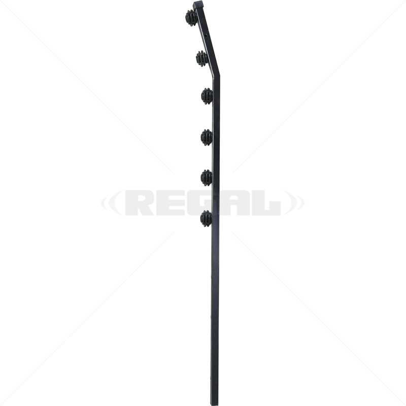 Nemtek Fence Pole - 6Line Square Tube Golf Black