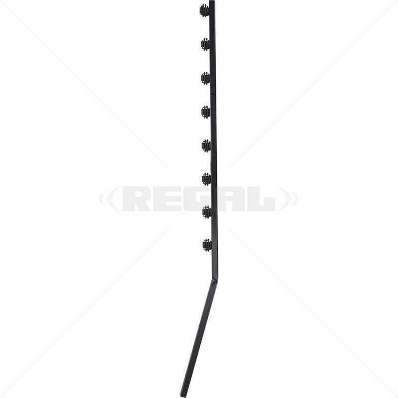 F/Pole - 8Line Angle Tube Black (@regalsecurity.co.za)