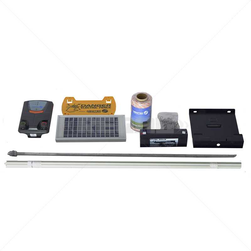 Nemtek PetStop Energizer kit Petstop Kit - Solar incl Battery