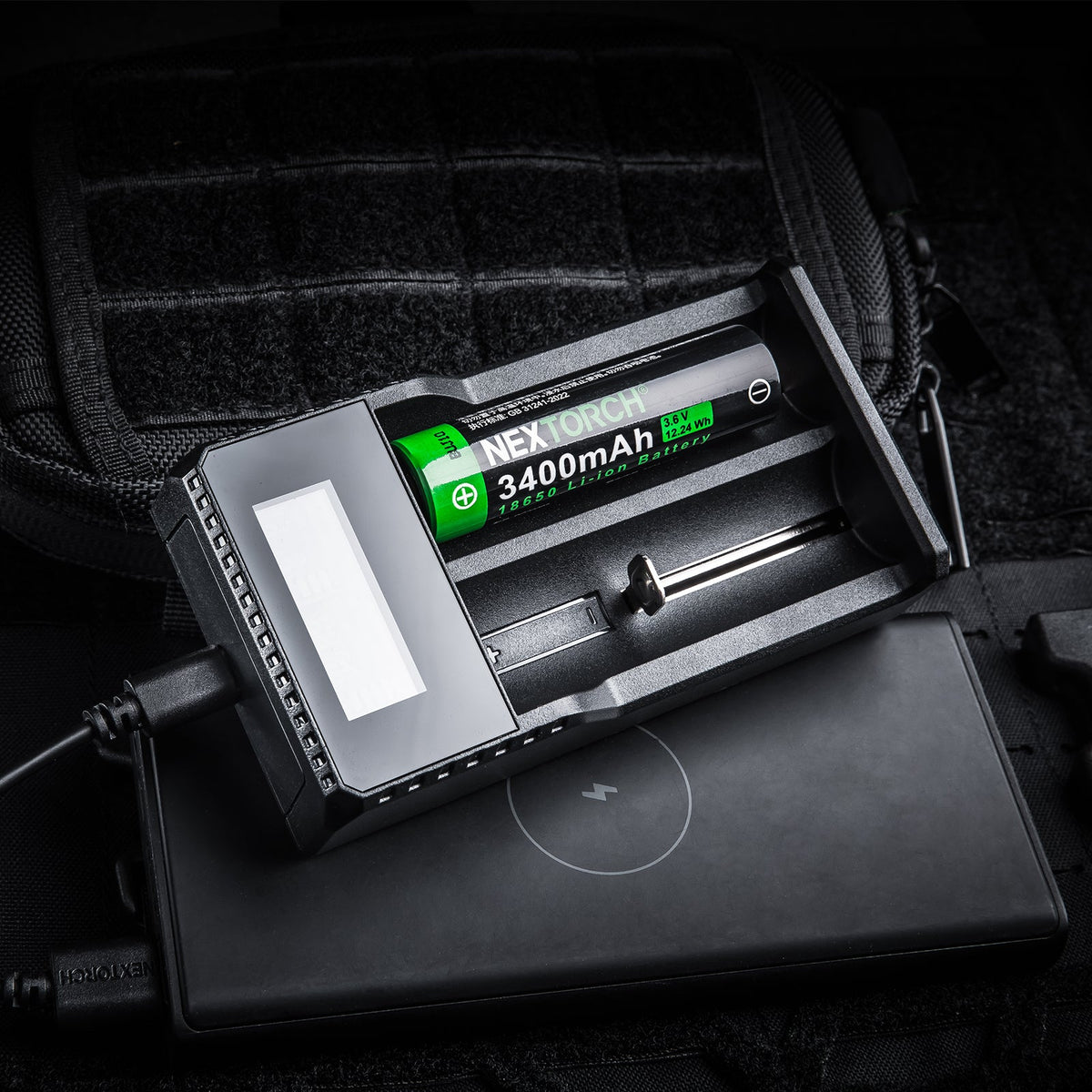 Nextorch 18650 3400mAh Li-ion Battery | USB-C Rechargeable