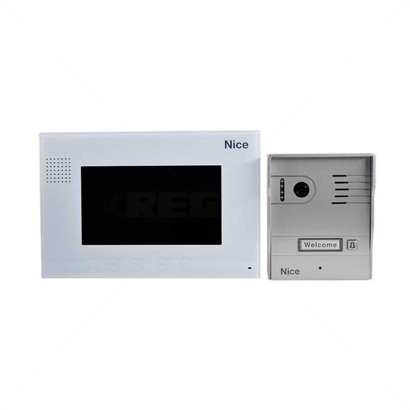 NICE 7" Colour Video Intercom Kit incl B