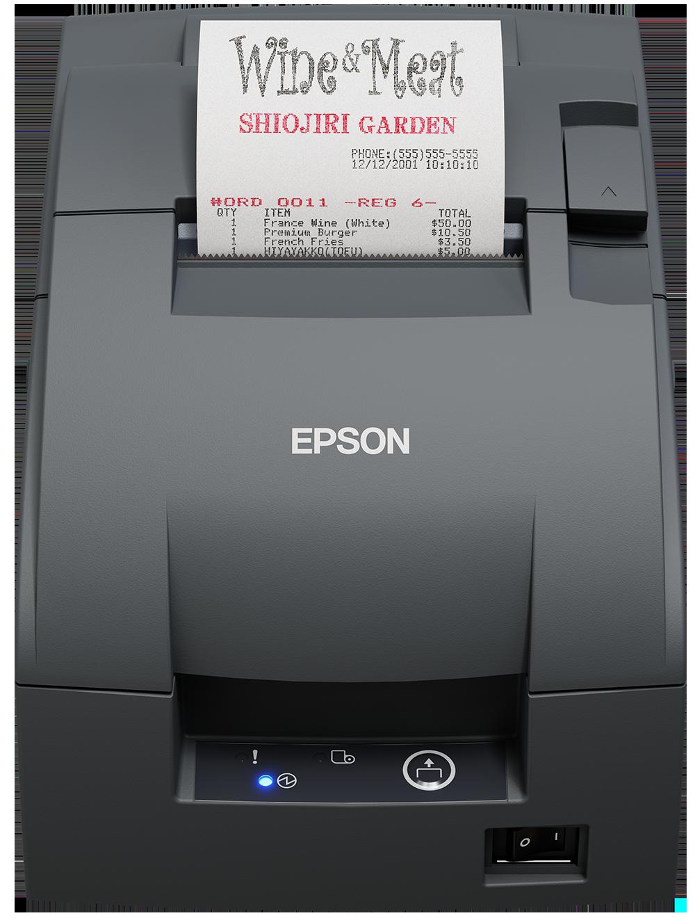 C31CL27102 SERIAL Epson Entry Level ImpactReceipt Printer with Auto Cutter - Serial