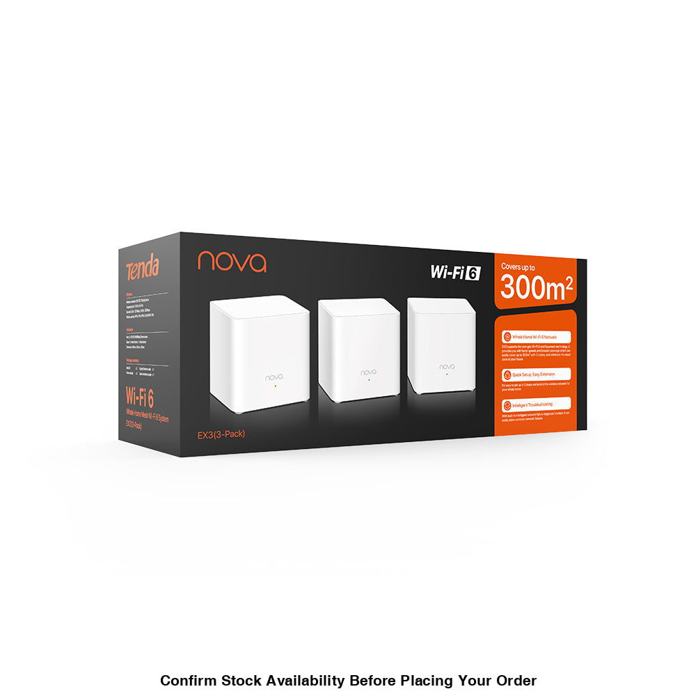 TENDA WHOLE-HOME WI-FI 6, COVERAGE. - Guards On Duty Shop