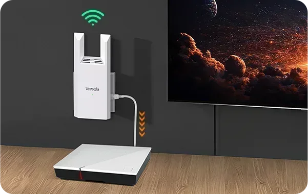 Tenda A18 Pro AC1200 Dual-Band Wi-Fi Range Extender Guards On Duty Security