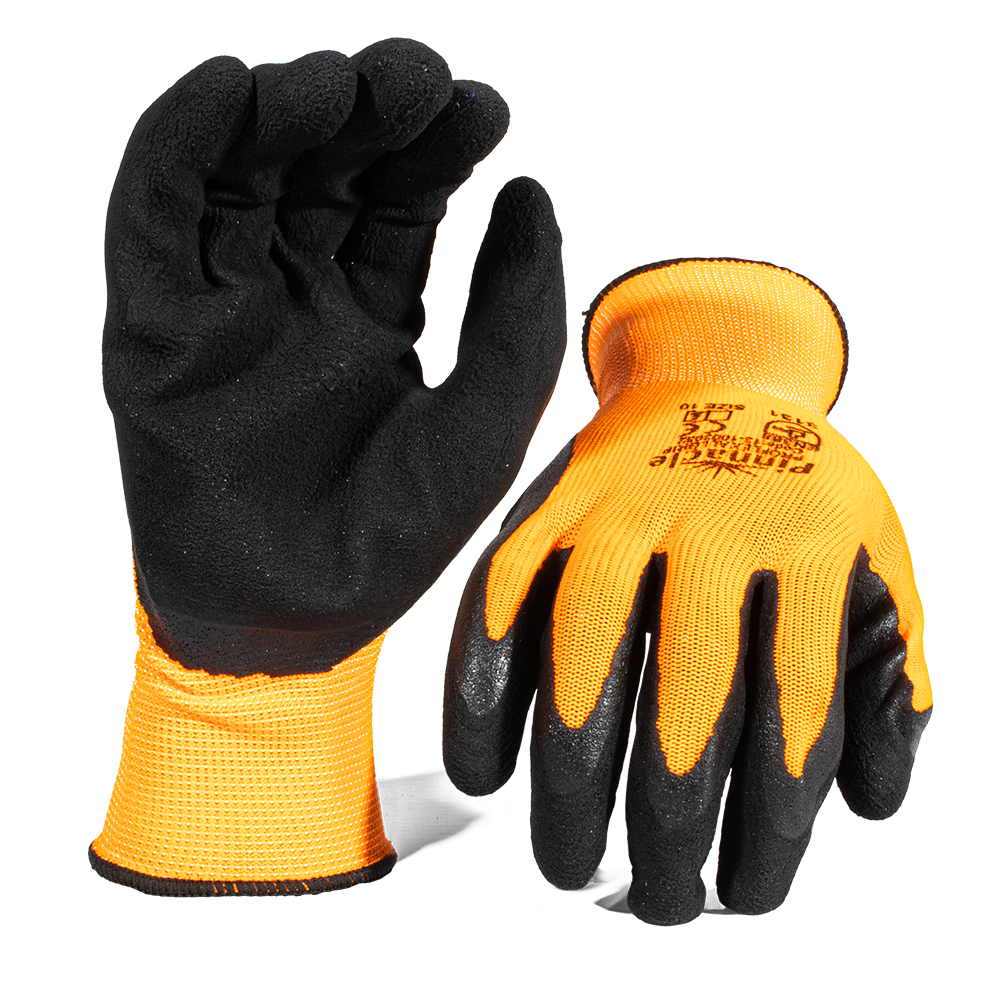 Pinnacle ProFLEX ALLGRIP 13g Orange Nylon Shell, Latex Micro Foam, Sandy Palm Coat Glove (13-1003032)