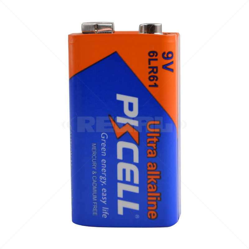 PKCell Battery 9V Alkaline Each