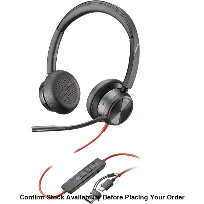 POLY BLACKWIRE 8225 M USB-A+C ANC - Guards On Duty Shop