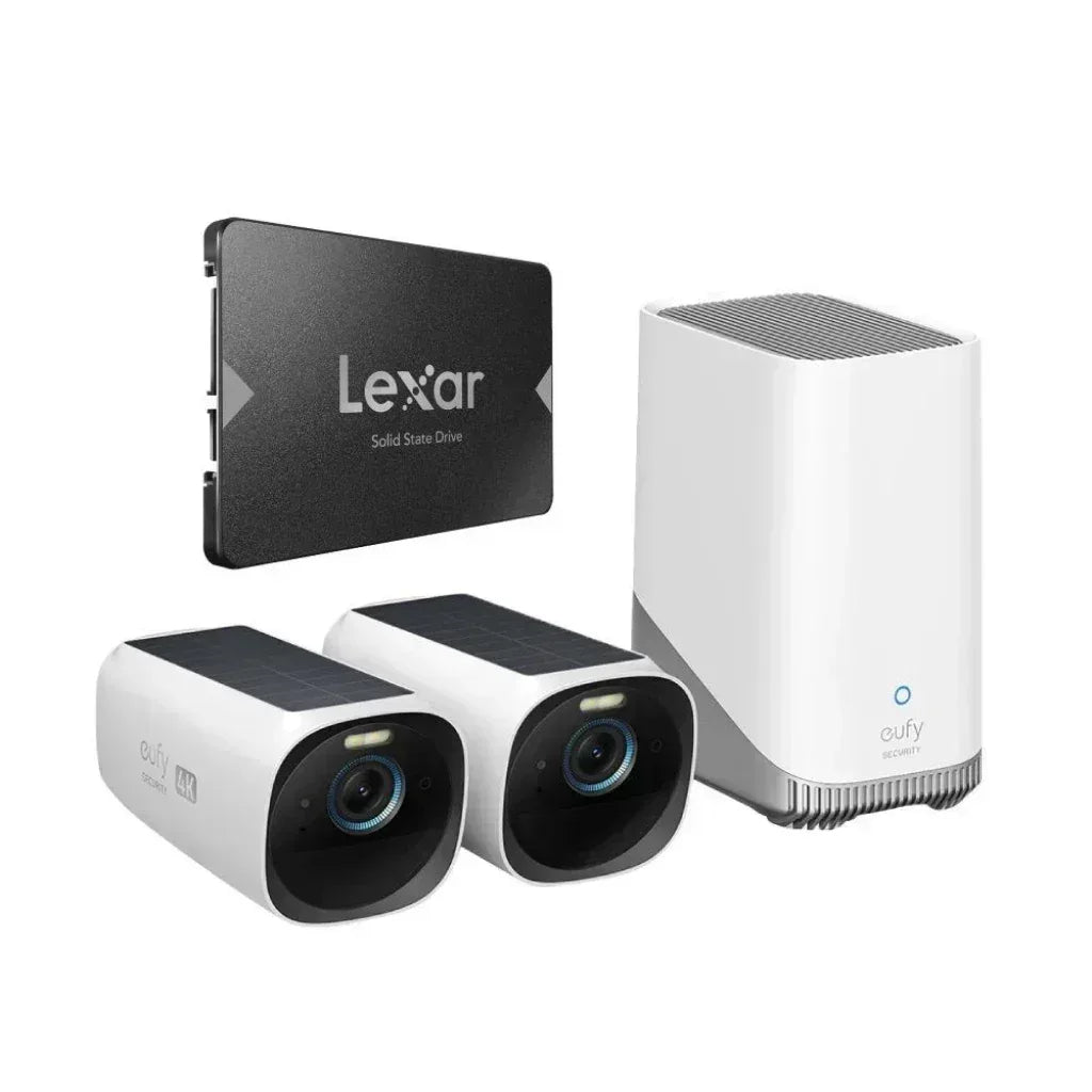 Eufy Cam 3 (Twin Pack) + SSD 1TB Guards On Duty Security
