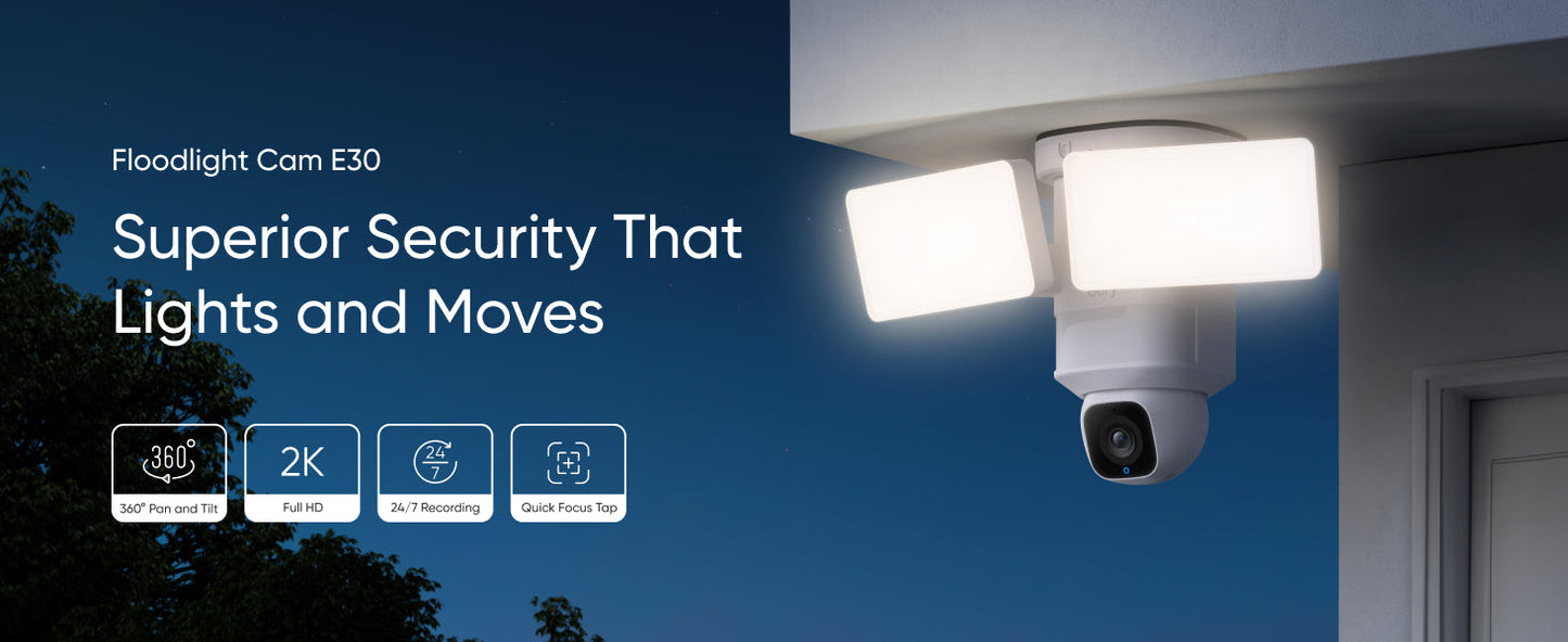Eufy Floodlight Camera E30 - Guards On Duty Shop